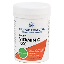SUPER HEALTH SUPER VITAMIN C 1000MG (ΟΡΘΟΜΟΡΙΑΚΗ ΦΟΡΜΟΥΛΑ ΒΙΤΑΜΙΝΗΣ C) 30tabs